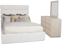 Capraia Light Beige Uph Panel Bedroom