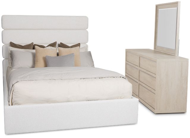 Capraia Light Beige Uph Panel Bedroom