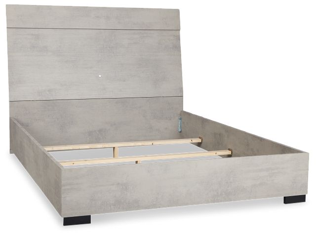 Pomona Gray Panel Bed