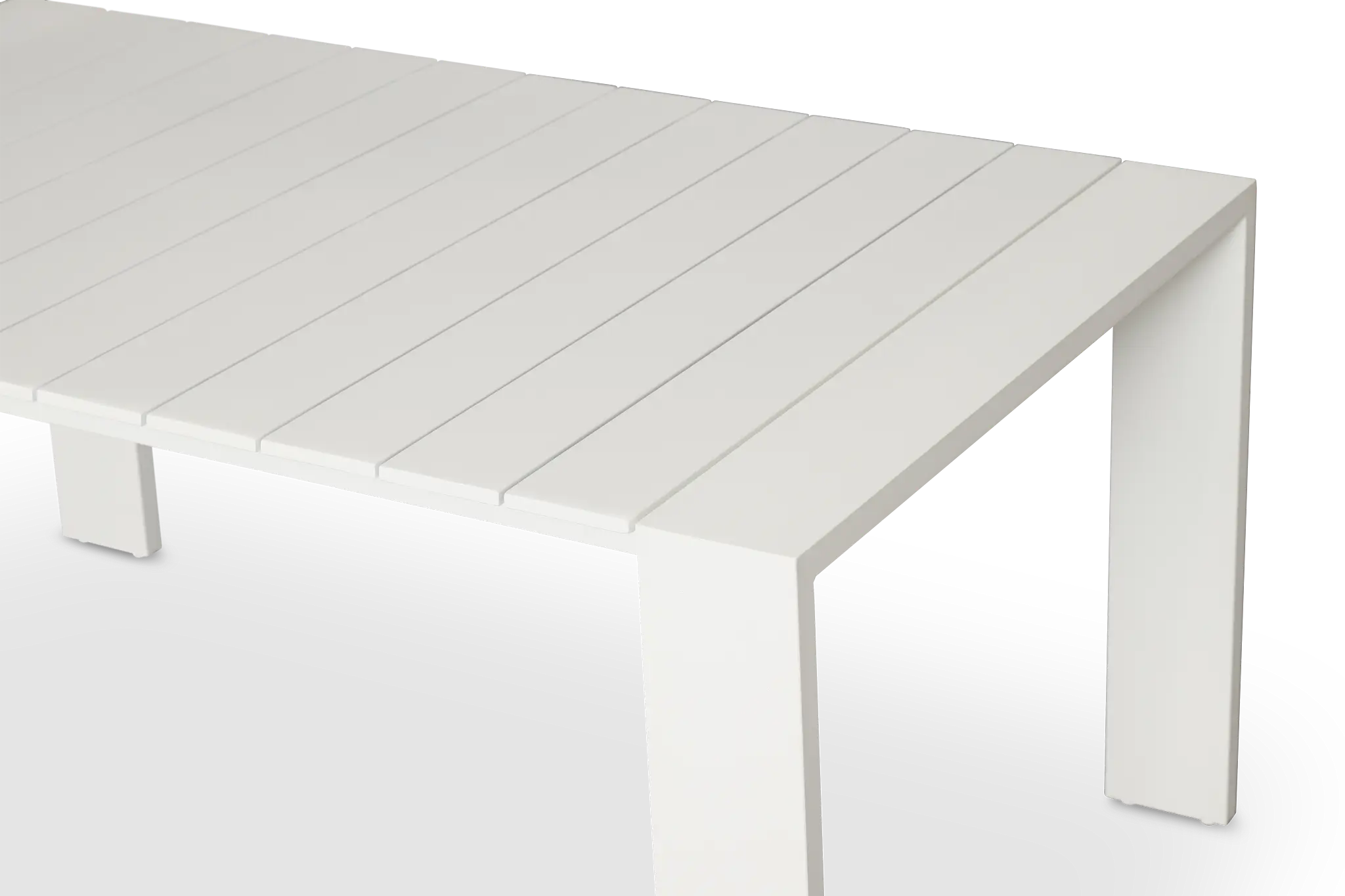 Sunrise White 65" Rectangular Table Sunrise White 65" Rectangular Table