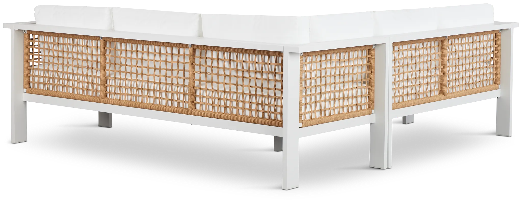 Sunrise White Small Left Sectional