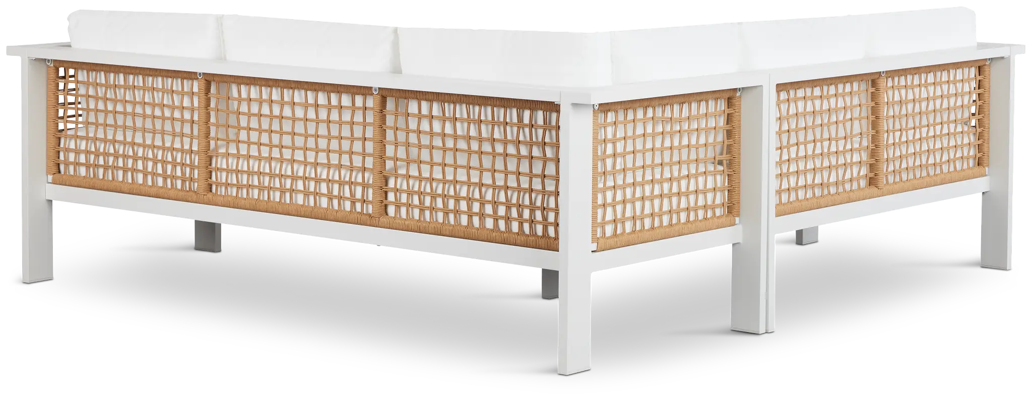 Sunrise White Small Left Sectional Sunrise White Small Left Sectional