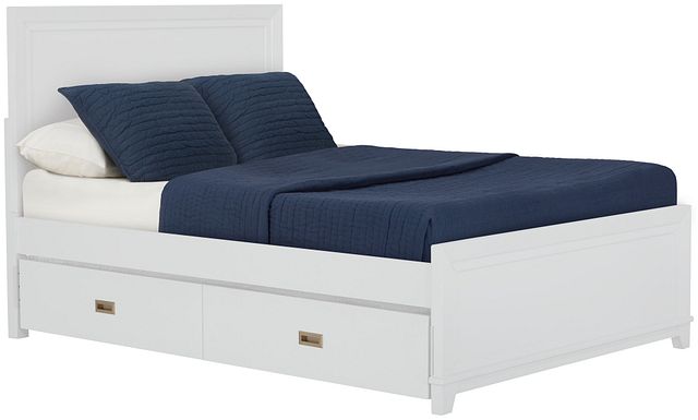 Ryder White Panel Trundle Bed (0)
