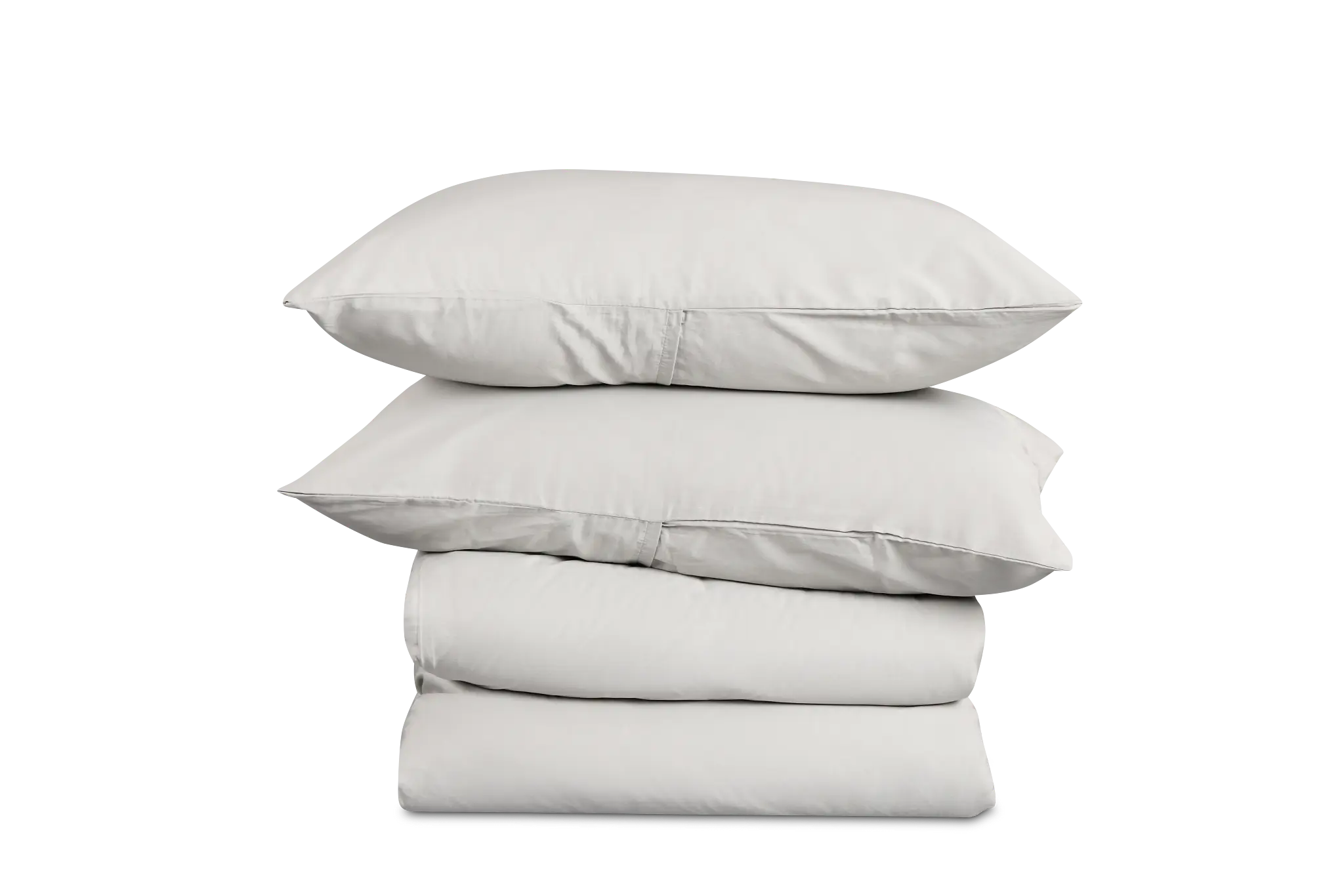 Rest & Renew Cotton Sateen Gray 300 Thread Duvet Set Rest & Renew Cotton Sateen Gray 300 Thread Duvet Set