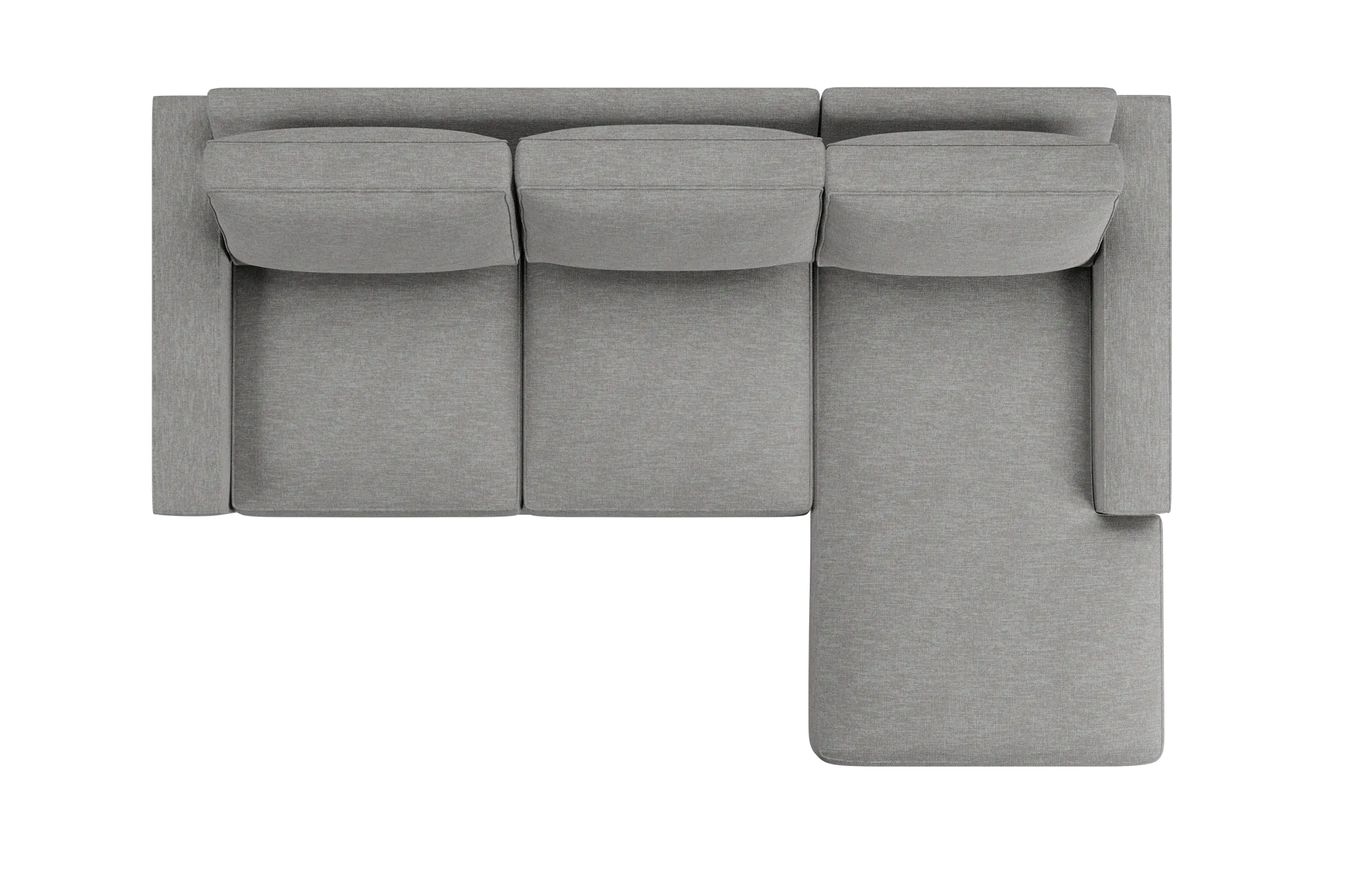 Edgewater Victory Gray Right Chaise Sectional