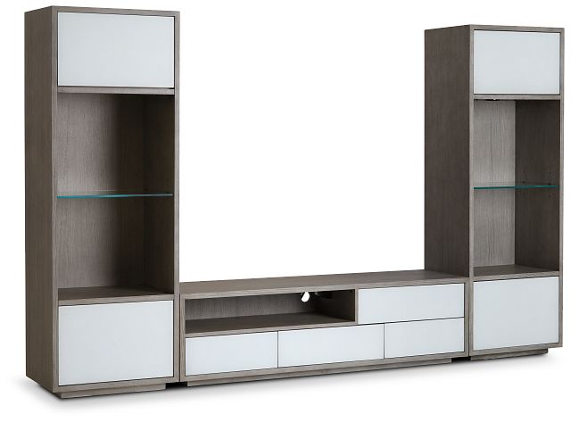Rio Light Tone Small Entertainment Wall