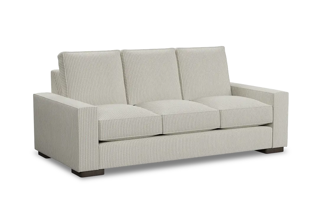 Edgewater Lucy Light Beige 84" Sofa W/ 3 Cushions Edgewater Lucy Light Beige 84" Sofa W/ 3 Cushions