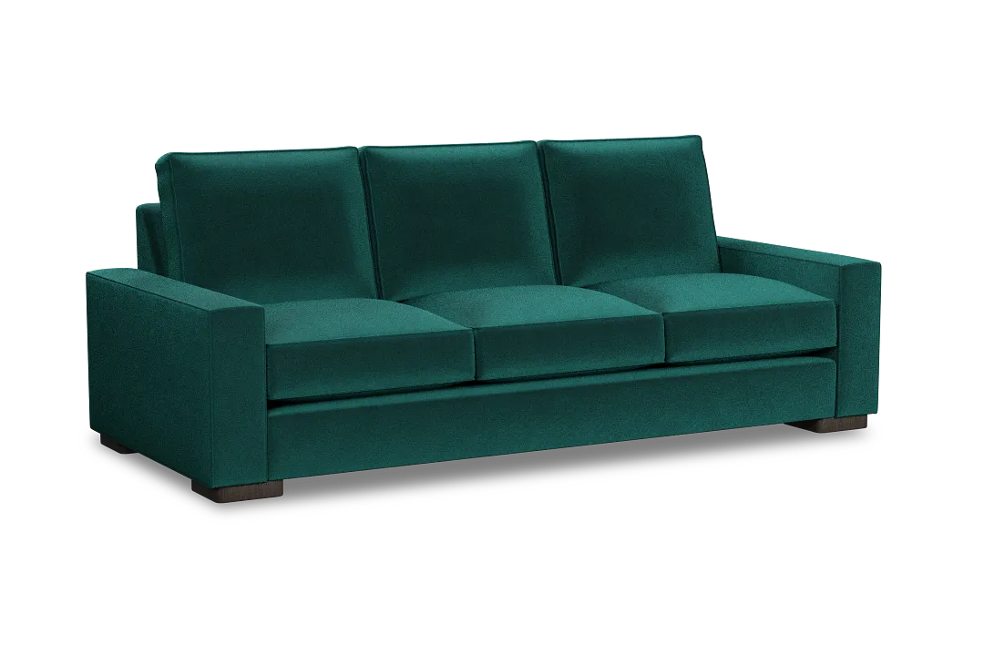 Edgewater Joya Green 96" Sofa W/ 3 Cushions