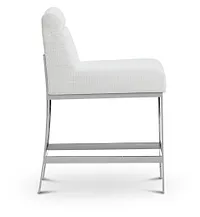 Ocean Drive Whitemetal 24" Upholstered Barstool