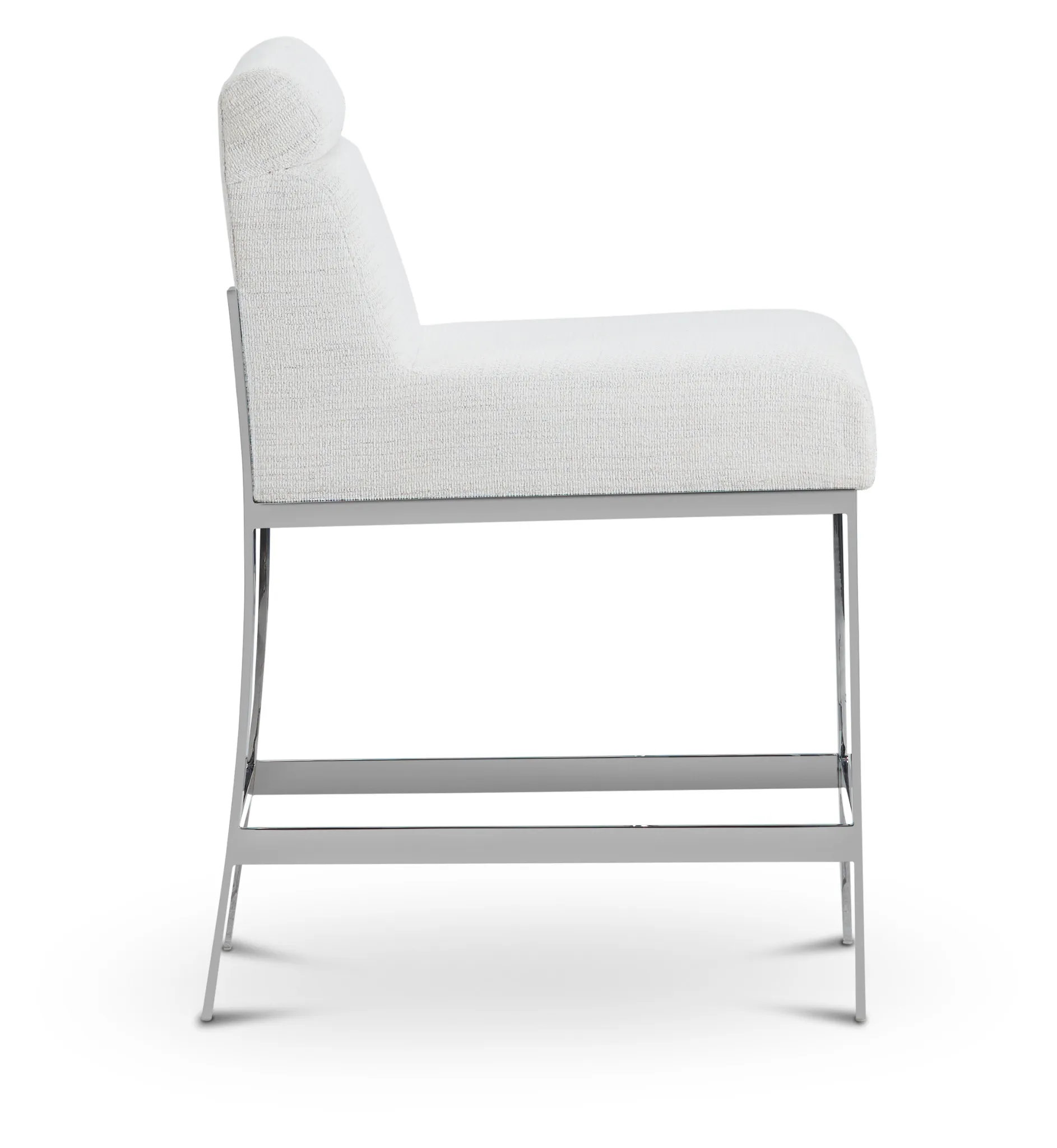 Ocean Drive Whitemetal 24" Upholstered Barstool