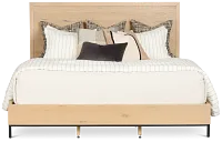 Highland Light Tone Panel Bed