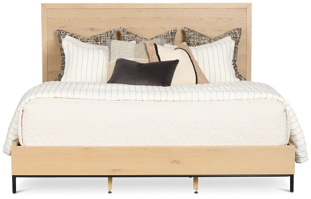 Highland Light Tone Panel Bed
