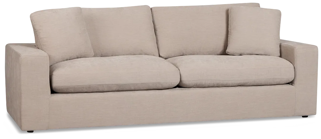 Breeze Taupe Fabric Sofa