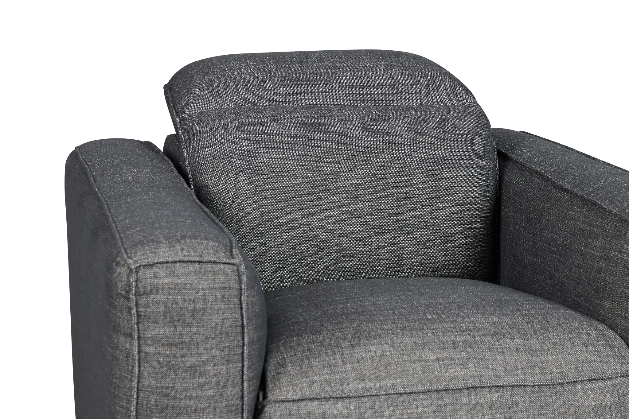 Ryland Dark Gray Fabric Power Recliner With Power Headrest Ryland Dark Gray Fabric Power Recliner With Power Headrest
