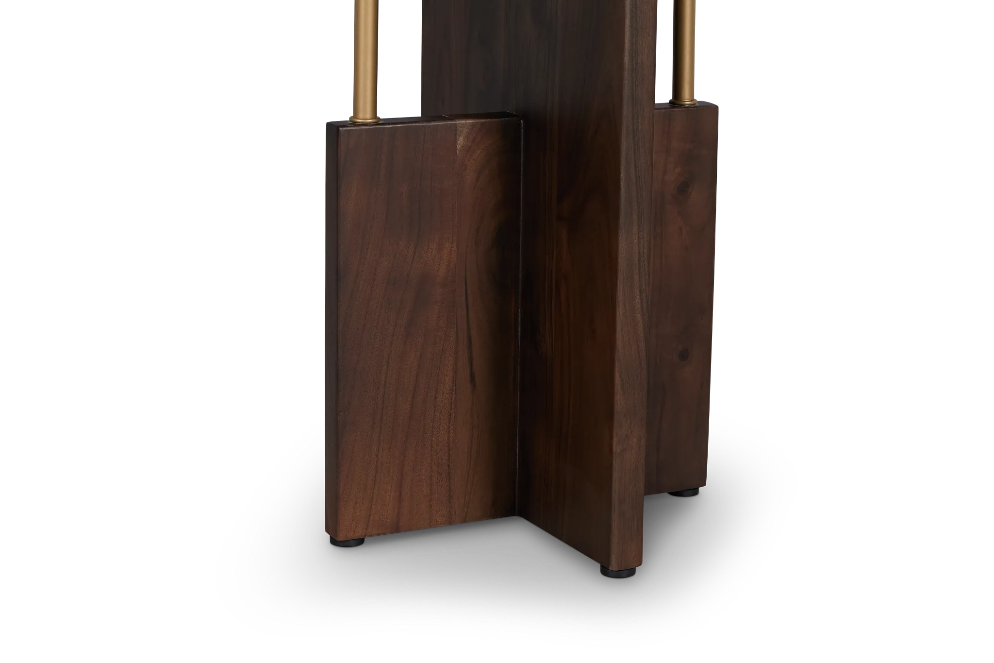 Callen Dark Tone Wood Round Chairside Table