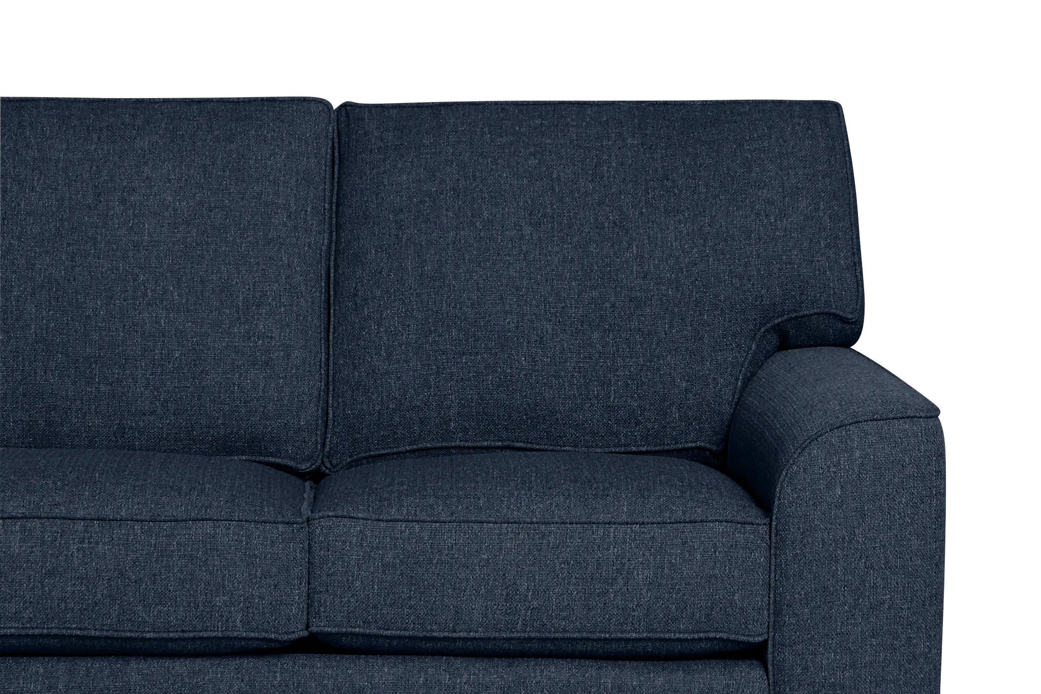 Sinclair Dark Blue Fabric Medium Two-arm Sectional