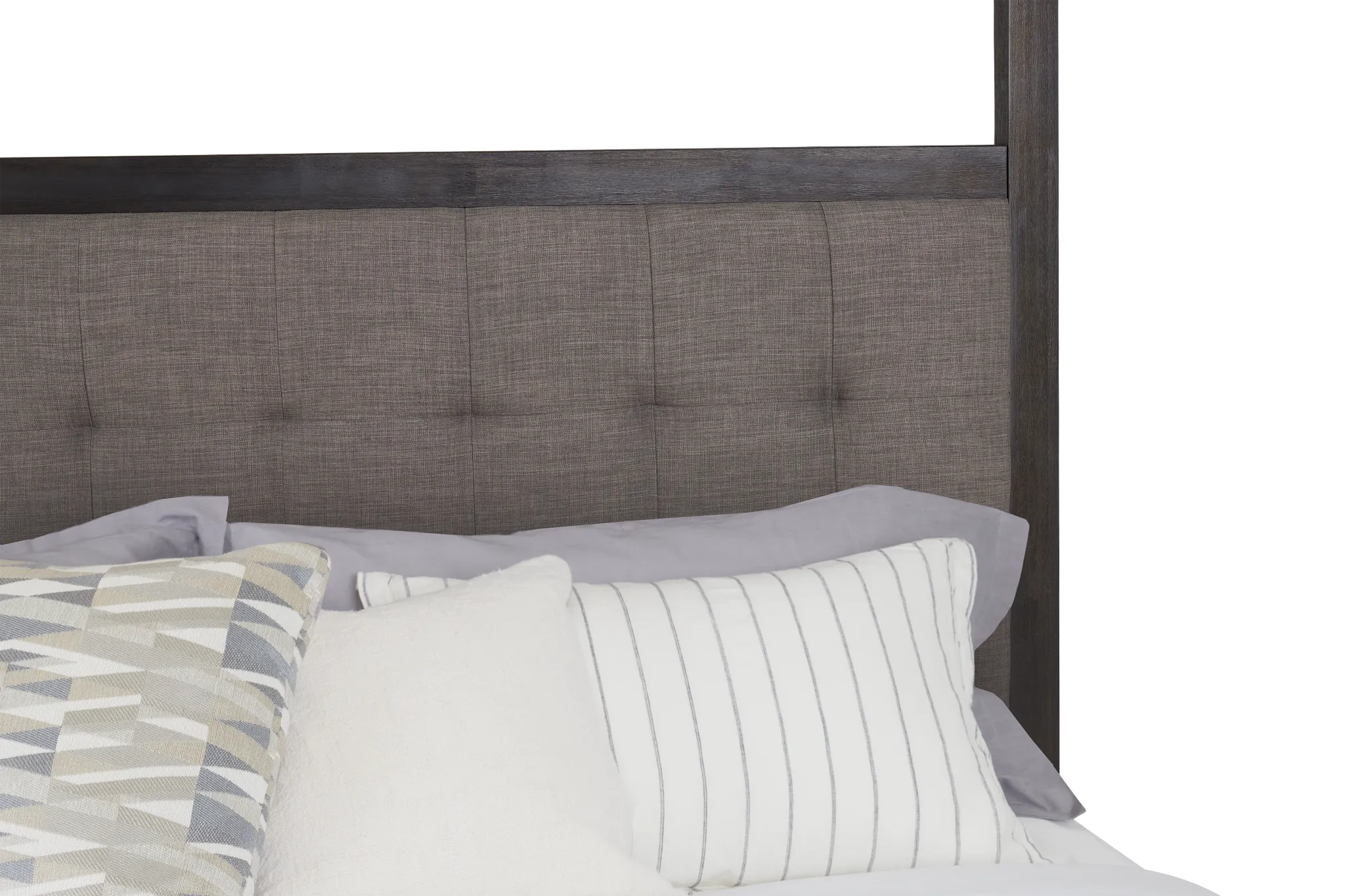 Madden Gray Uph Canopy Bed