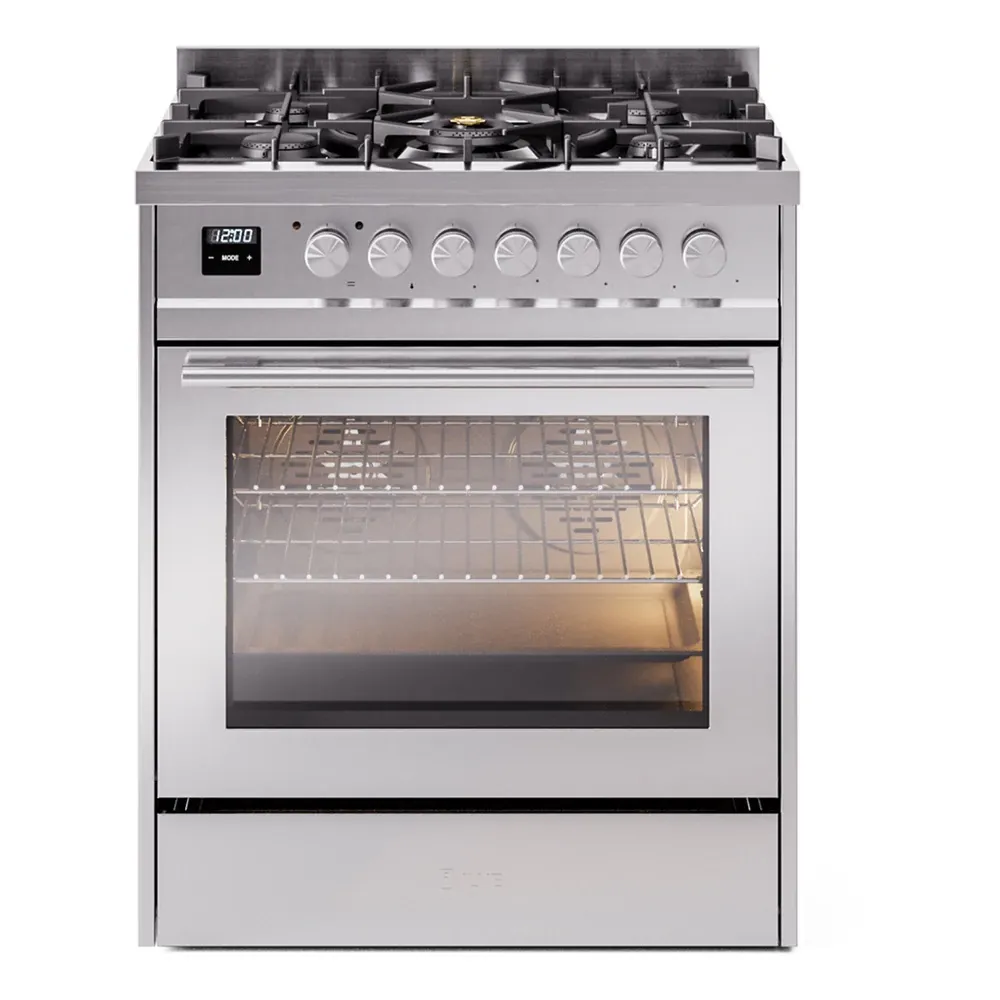Ilve Professional Plus Ii 30" Stnl Steel Gas Range