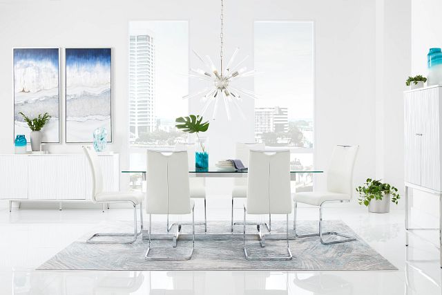 Denmark Glass Rectangular Table