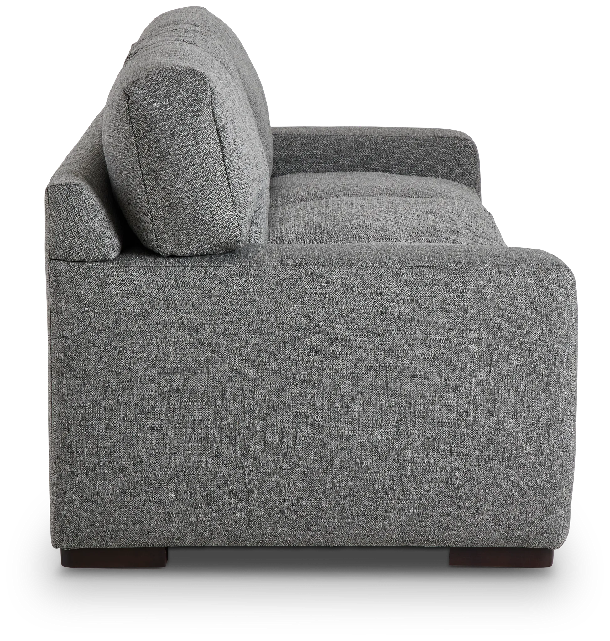 Veronica 104" Dark Gray Down Sofa