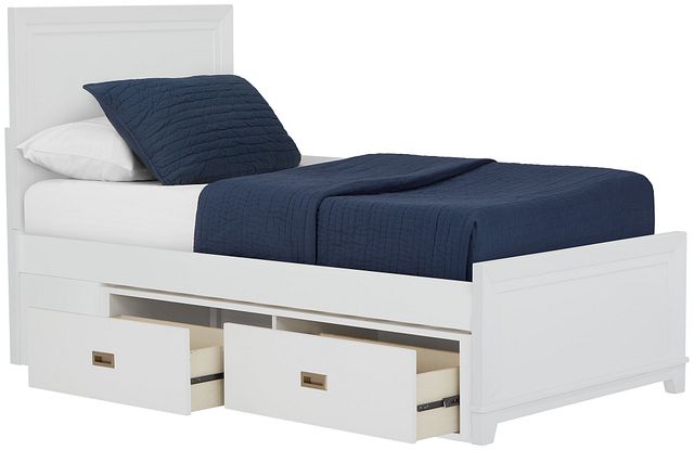 Ryder White Panel Storage Bed (2)