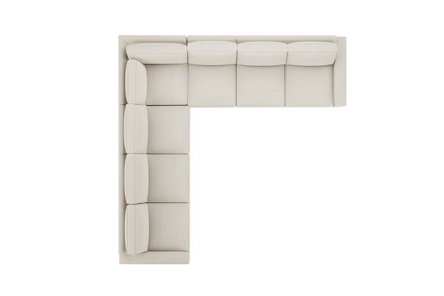 Edgewater Elite Ivory Large Two-arm Sectional