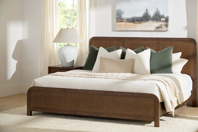 Pacific Mid Tone Platform Bed