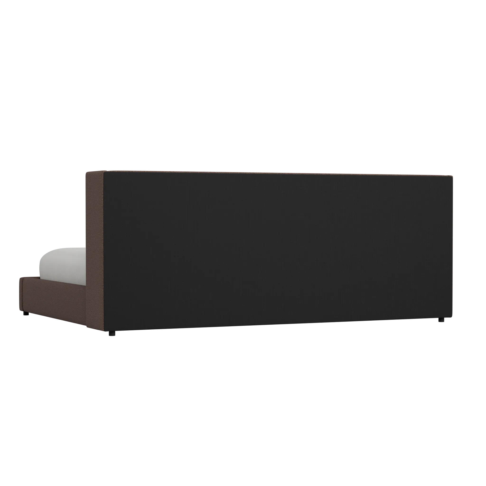 Captiva Elite Dark Brown 48" Upholstered Shelter Bed