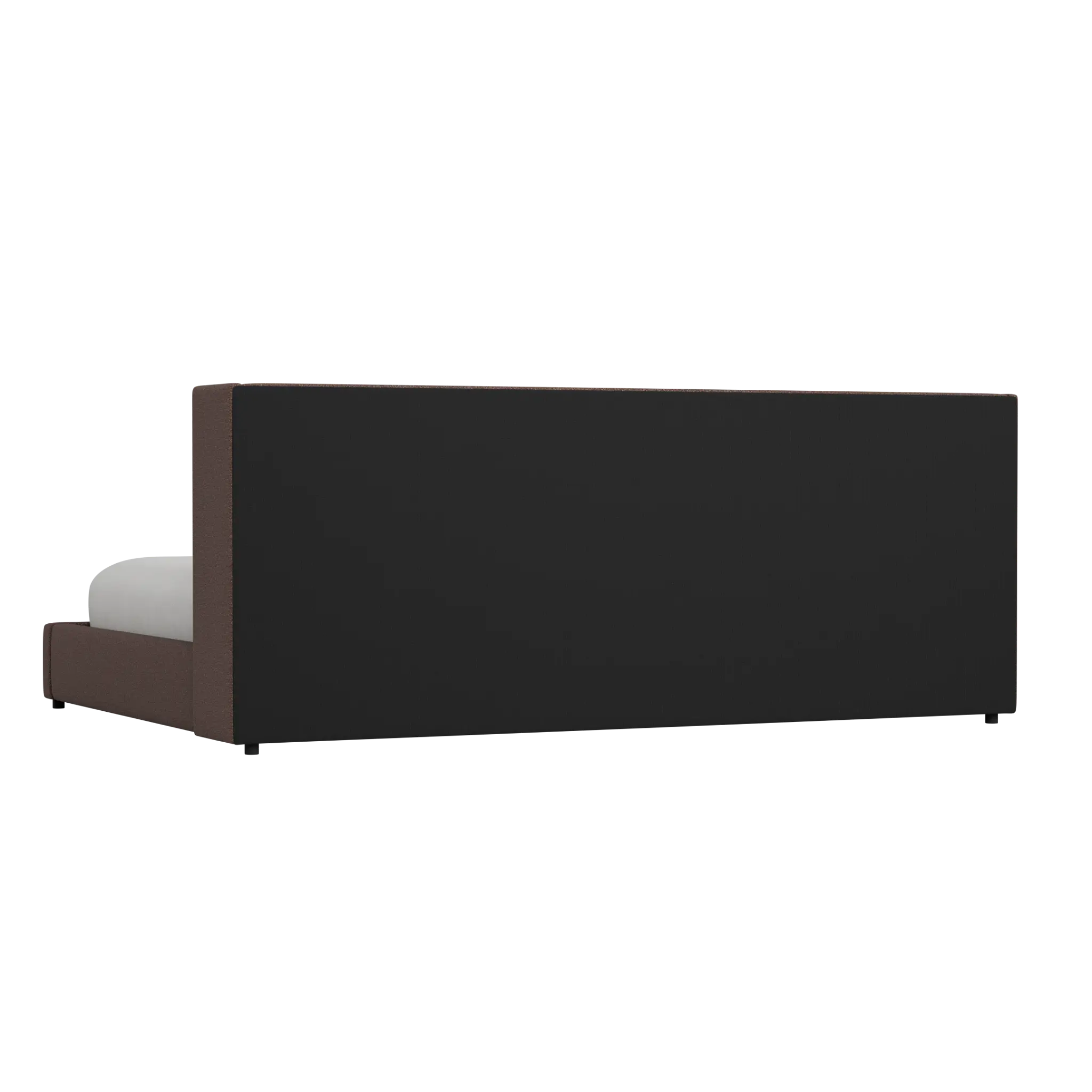 Captiva Elite Dark Brown 48" Upholstered Shelter Bed Captiva Elite Dark Brown 48" Upholstered Shelter Bed
