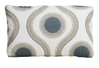 Susette Gray Lumbar Indoor/outdoor Accent Pillow