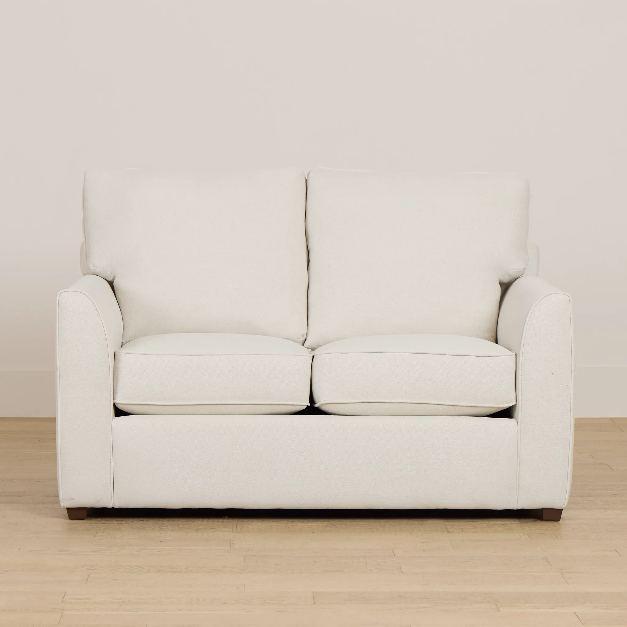 Tate Light Beige Fabric Loveseat