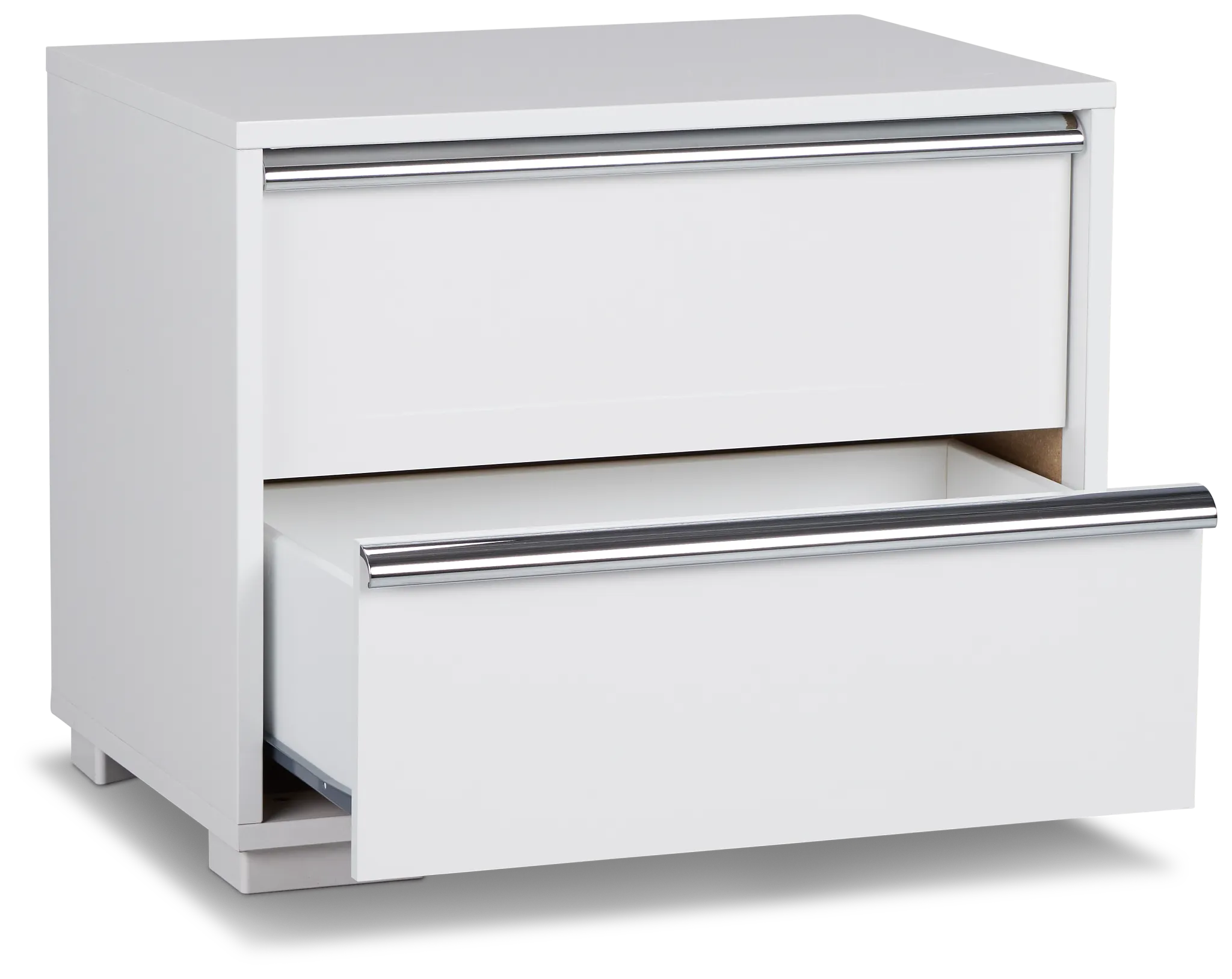 Doral White Nightstand