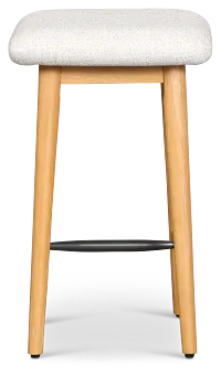 Arlo Light Gray 24" Upholstered Barstool