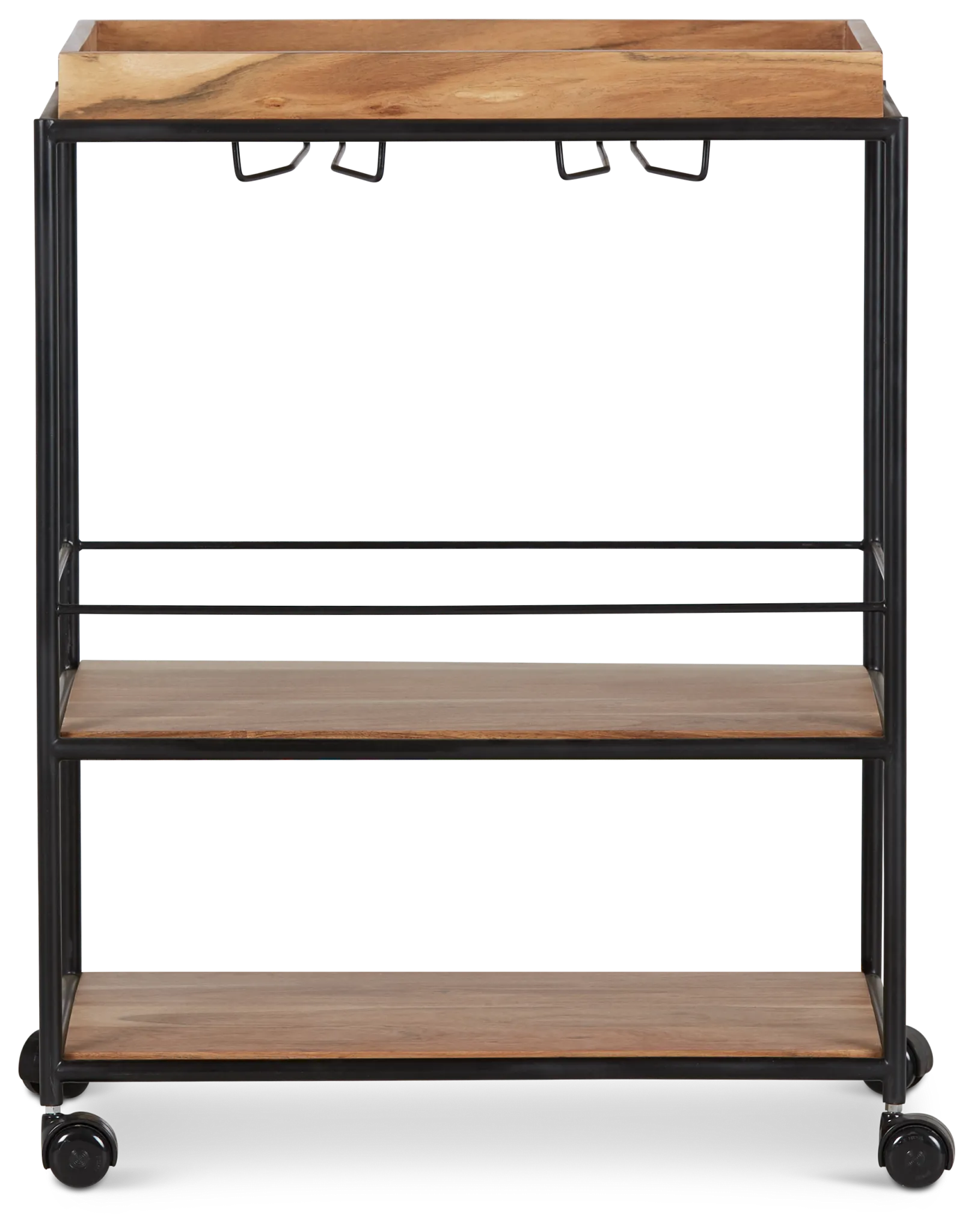 Margo Rectangular Metal Bar Cart