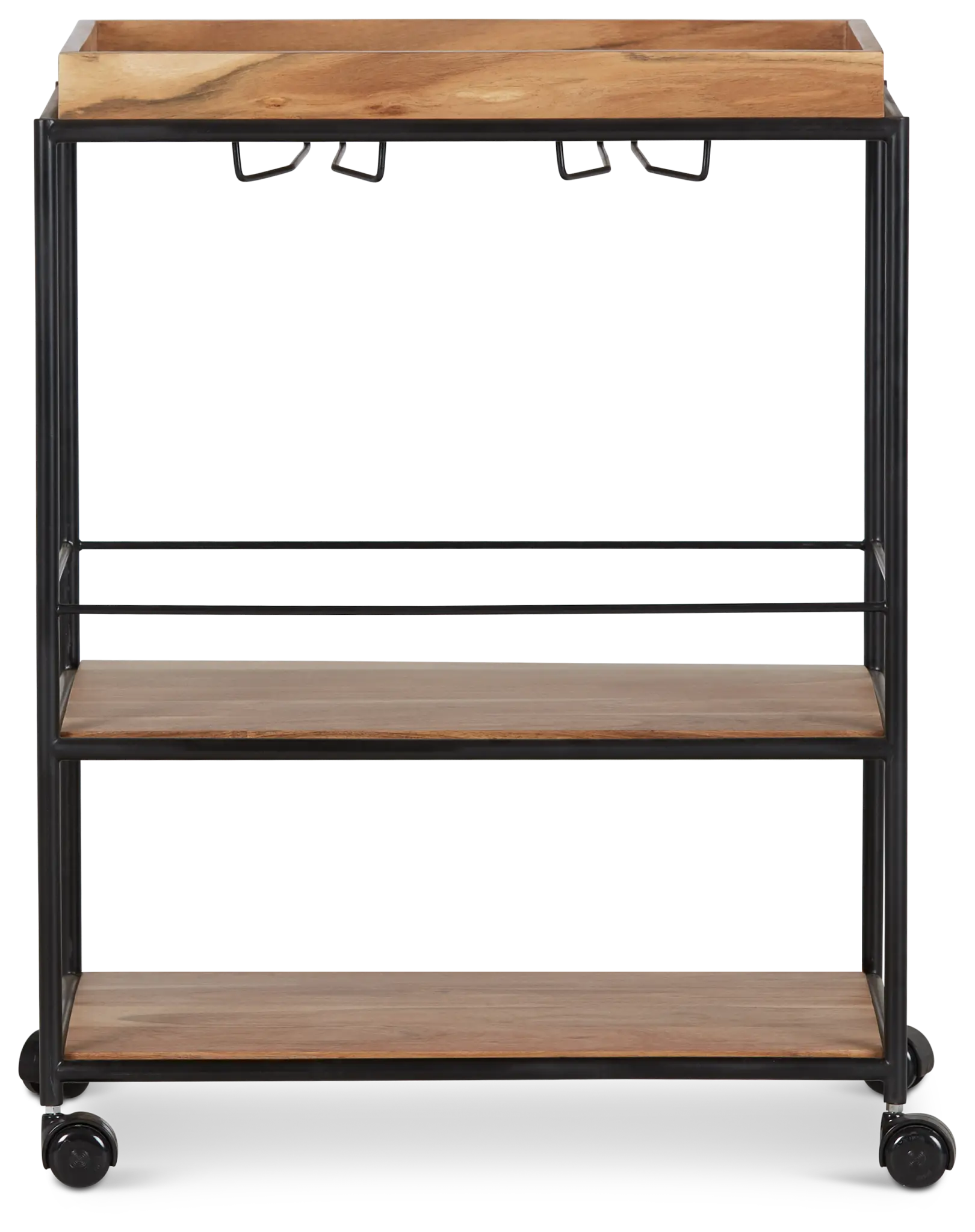 Margo Rectangular Metal Bar Cart Margo Rectangular Metal Bar Cart