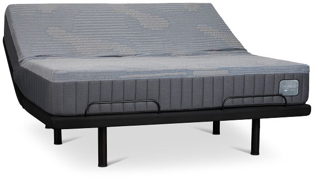 Kevin Charles By Sealy Hybrid Medium Plus Adjustable Mattress Set