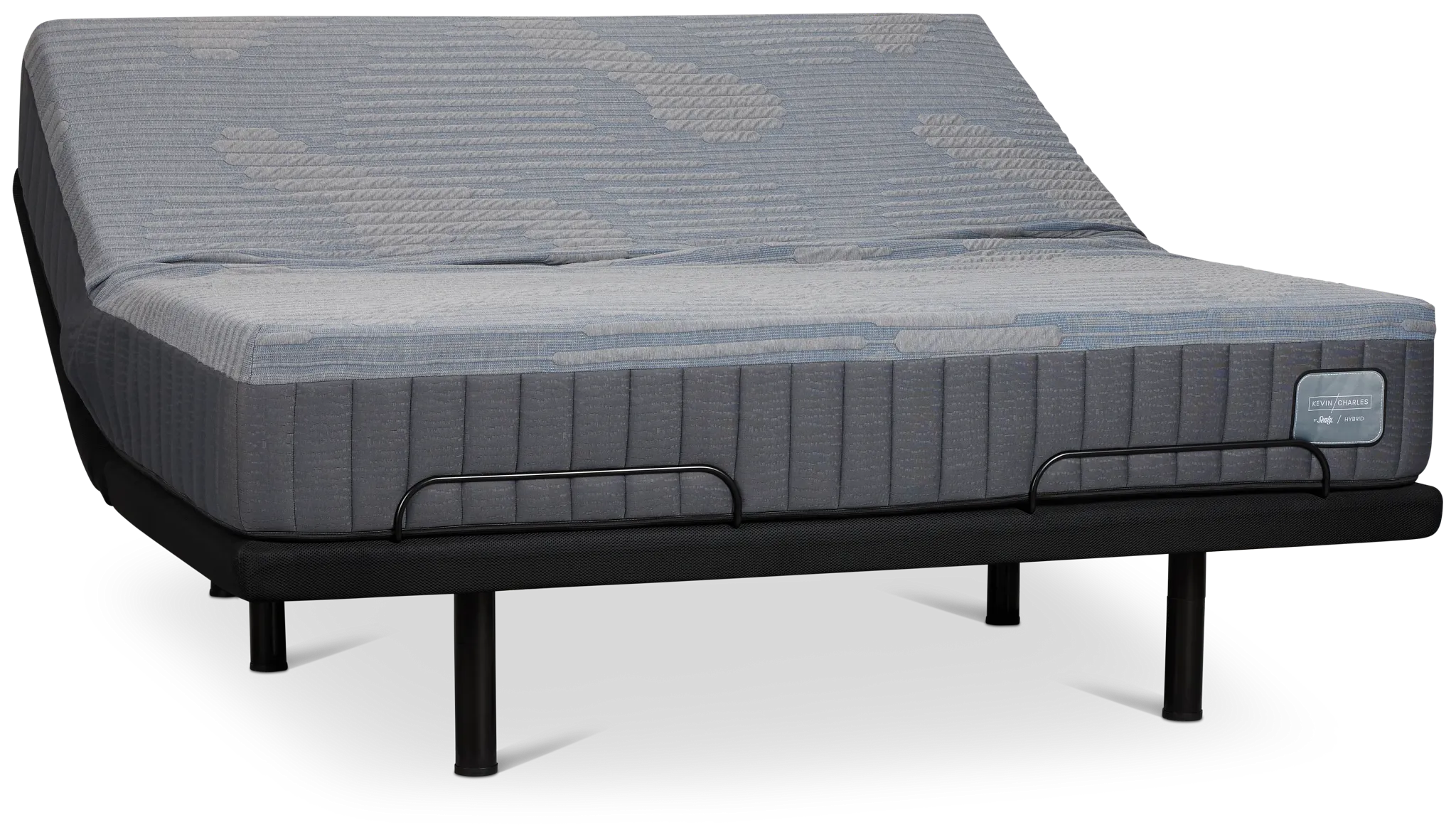 Kevin Charles By Sealy Hybrid Medium Plus Adjustable Mattress Set