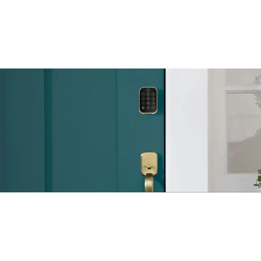 Yale Pro 2 Pushbutton & Connect Bridge Brass Key-free Touchscreen Door Lock Yale Pro 2 Pushbutton & Connect Bridge Brass Key-free Touchscreen Door Lock