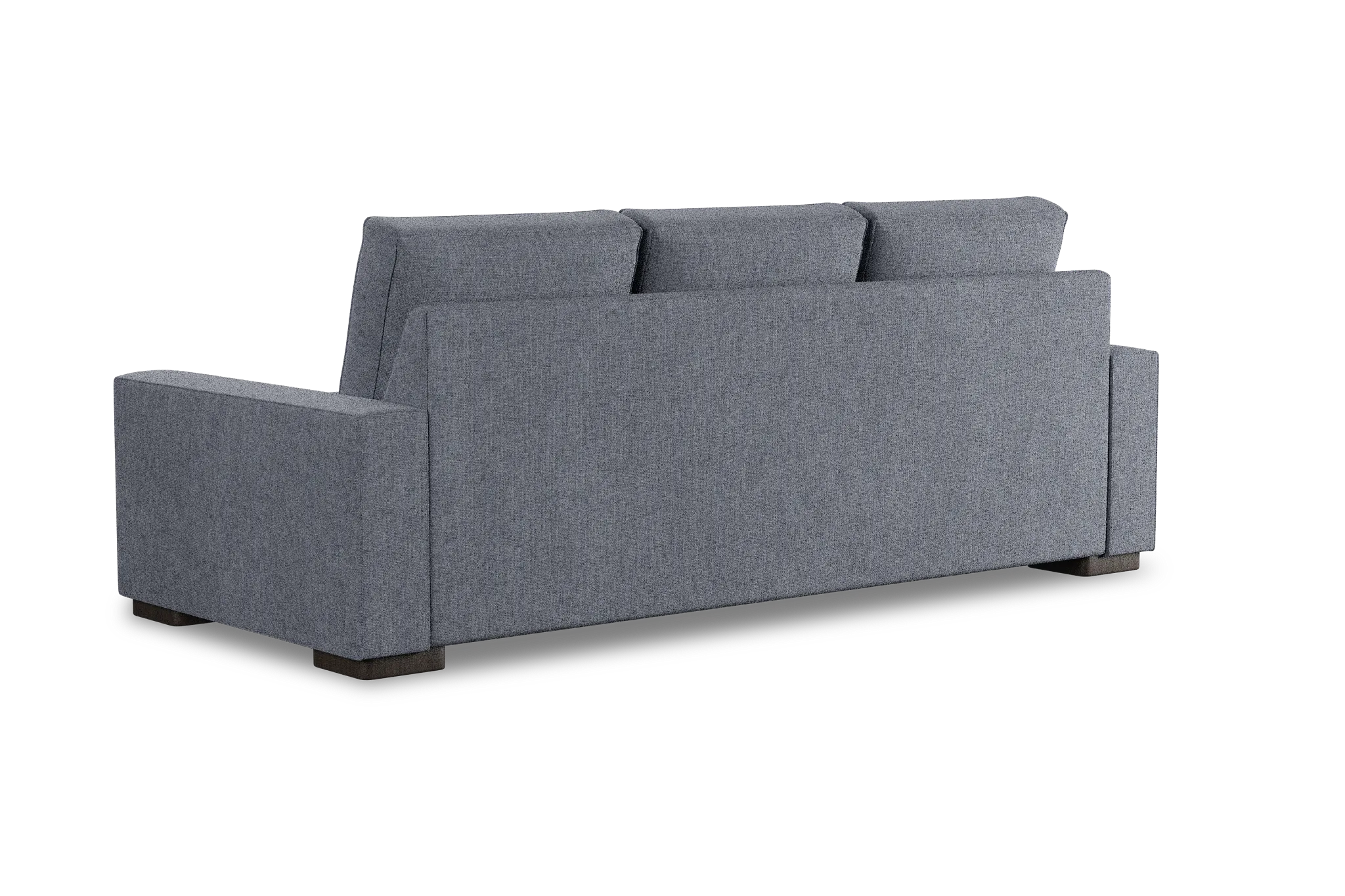 Edgewater Elevation Gray 96" Sofa W/ 3 Cushions