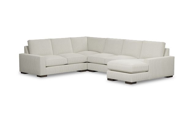 Edgewater Lucy Light Beige Medium Right Chaise Sectional