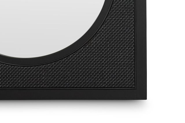 Pacific Black Floor Mirror