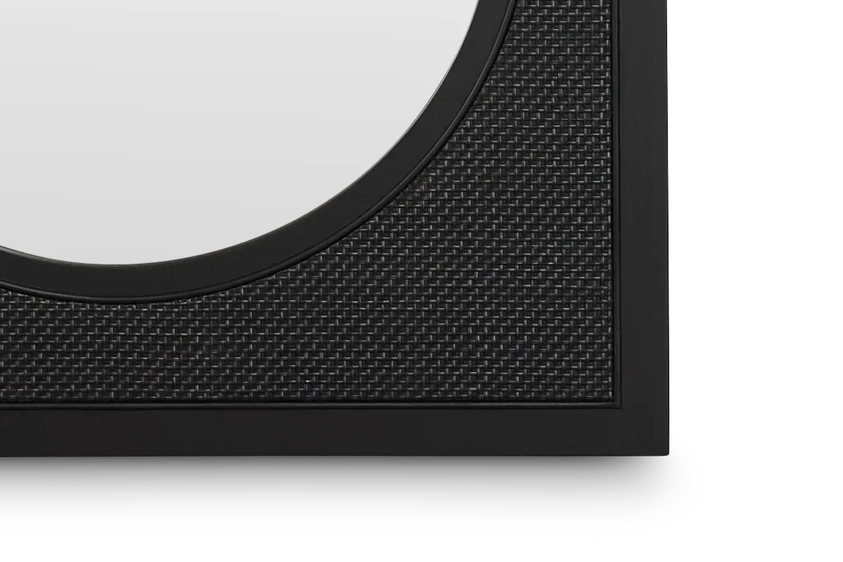 Pacific Black Floor Mirror