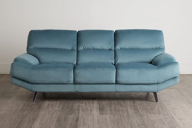 Milana Blue Velvet Sofa (0)