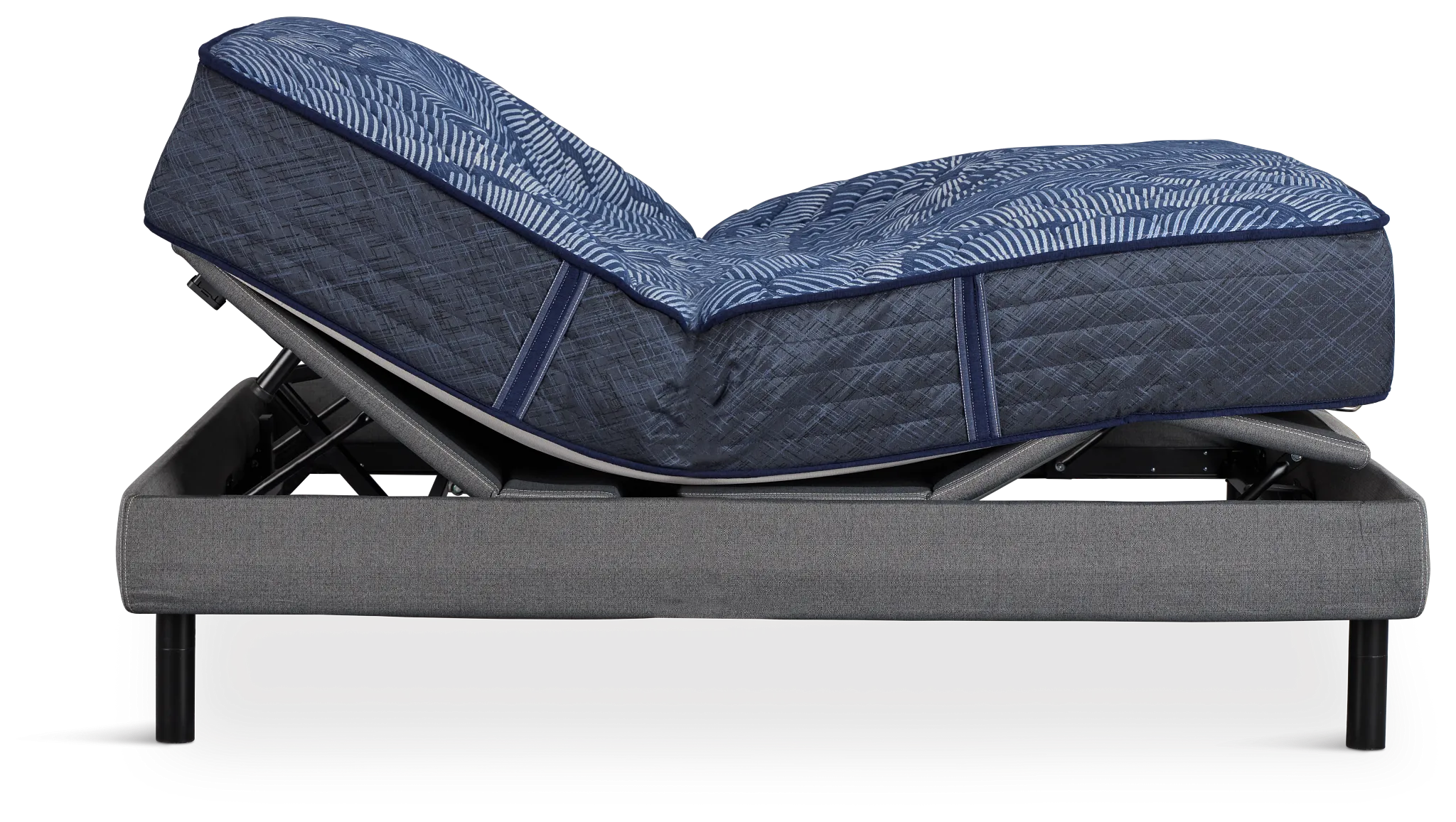 Serta Perfect Sleeper Cobalt Calm Extra Firm Motion Perfect 4 Adjustable Base Set