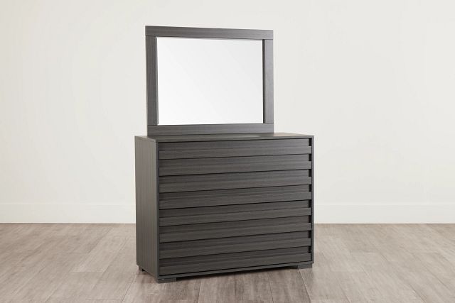 Everett Gray Dresser & Mirror