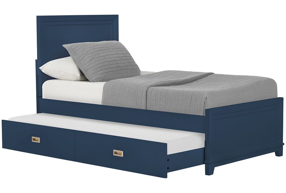 trundle bed with drawers and bookcase