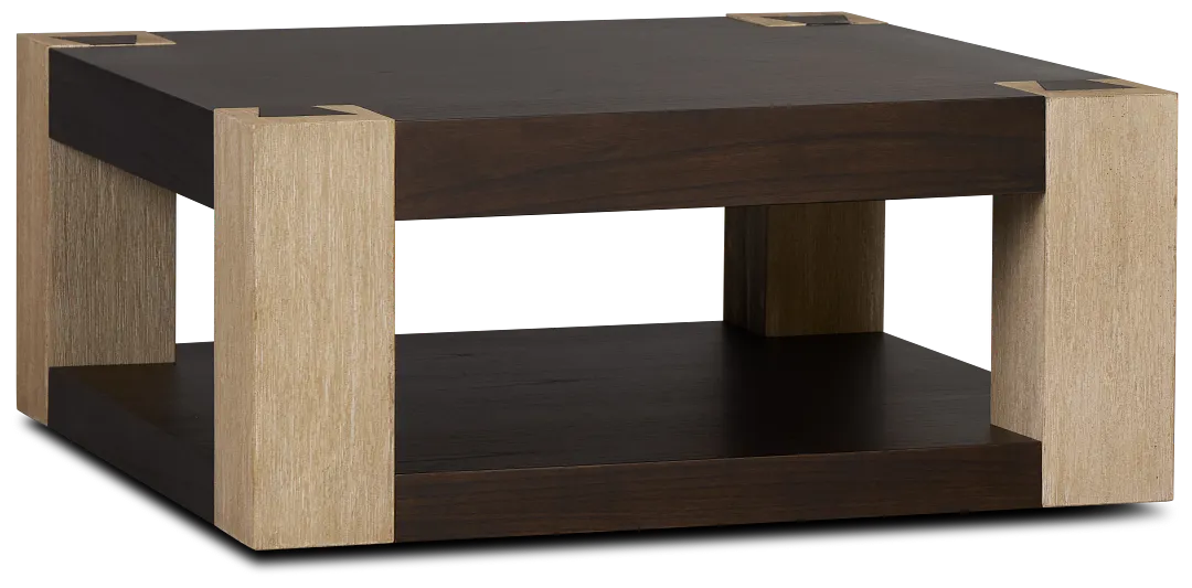 Jacob Two-tone Square Coffee Table
