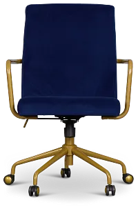 Luca Dark Blue Desk Chair