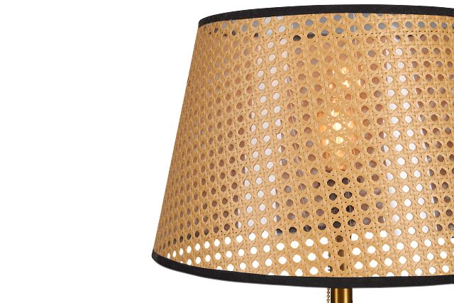 Hazel Gold Metal Floor Lamp