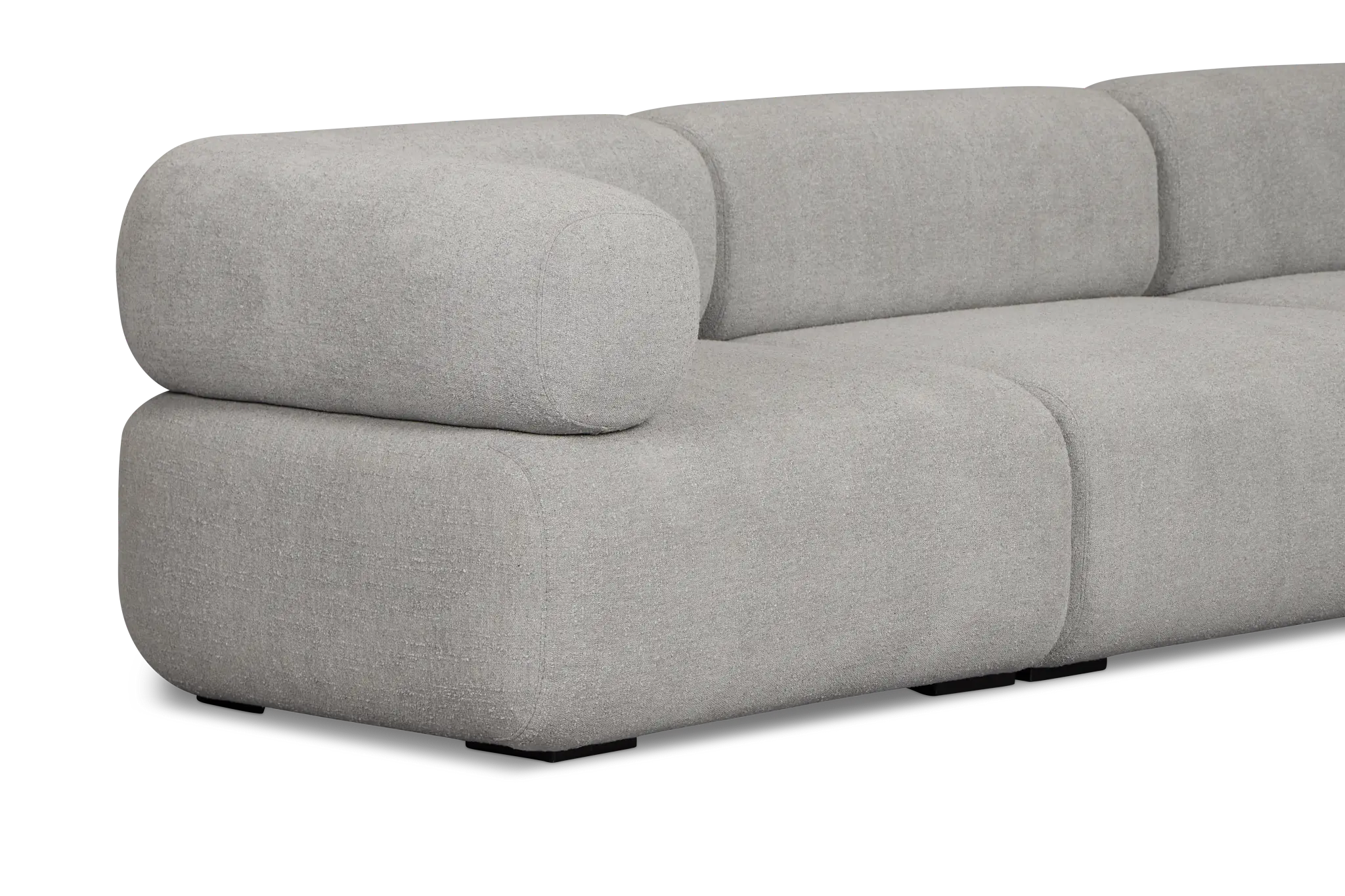 Celeste Light Gray Fabric 7-piece Chaise Sectional Celeste Light Gray Fabric 7-piece Chaise Sectional